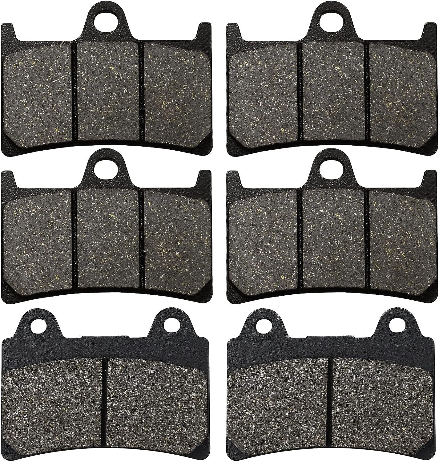 Front and Rear Brake Pads for YAMAHA XV1700 Road Star Midnight Silverado 2004-07
