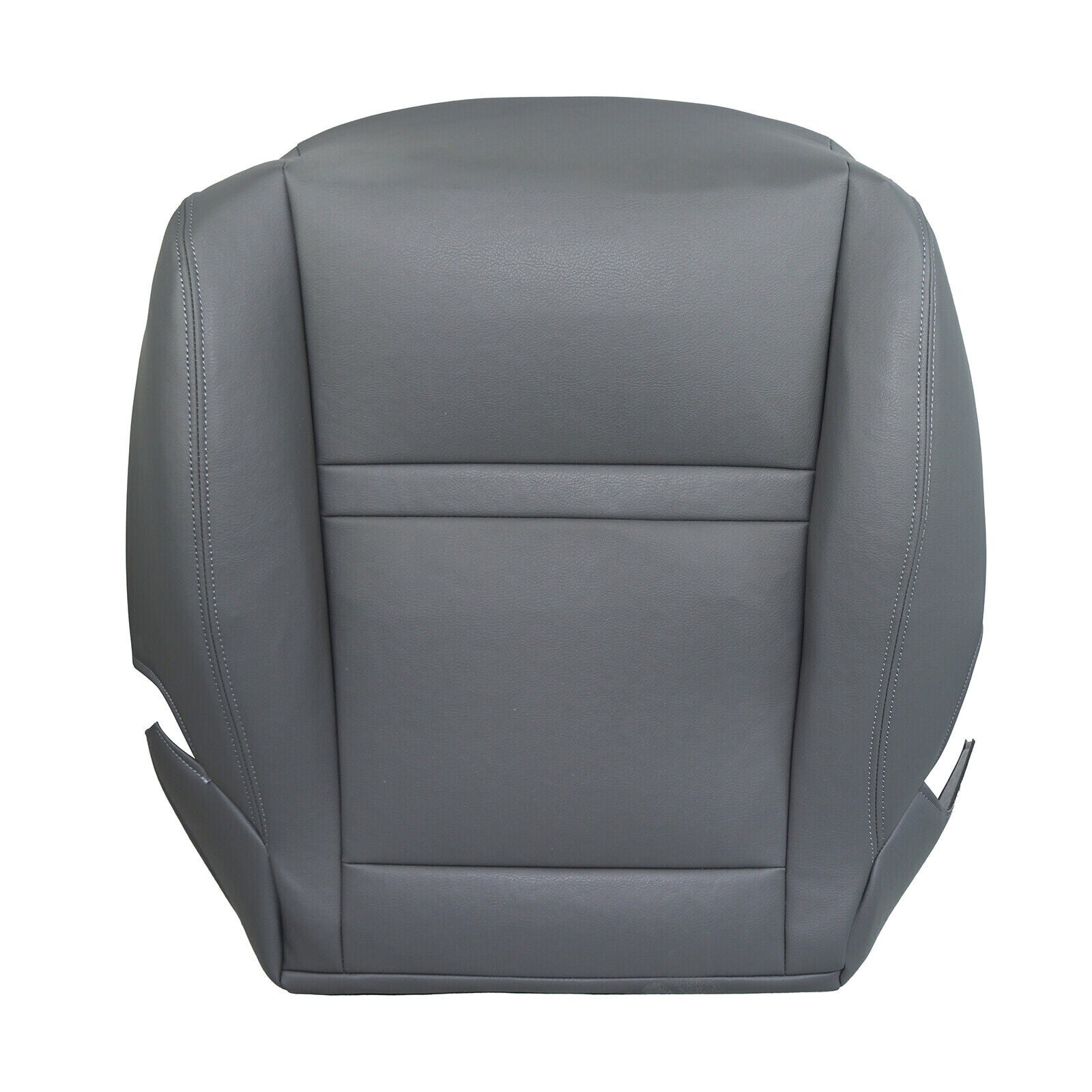 for Toyota for Land Cruiser 1990-97 4PCS Leather Driver  Passenger for Seat Covers Gray