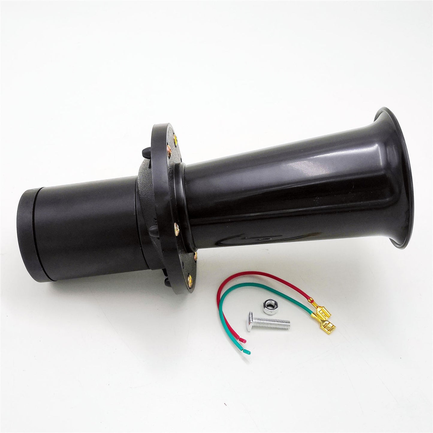 12V 300DB Fits For CAR/TRUCK AIR HORN BLACK ANTIQUE VINTAGE CLASSIC OLD