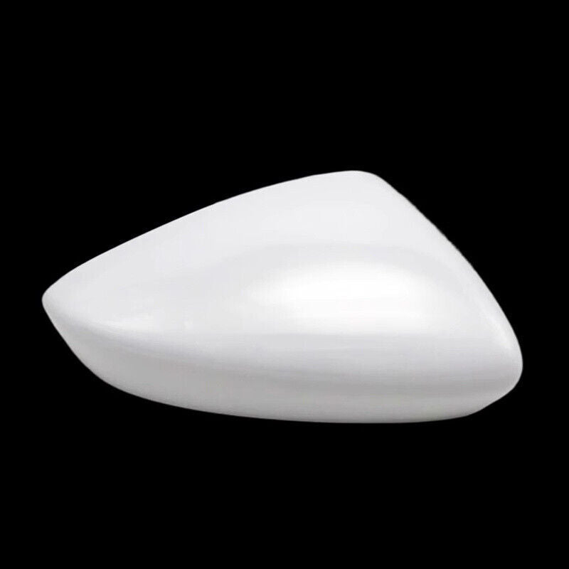 White ABS Rearview Mirror Shell Cover Cap Right Side for Mazda 3 Axela 2020-2022