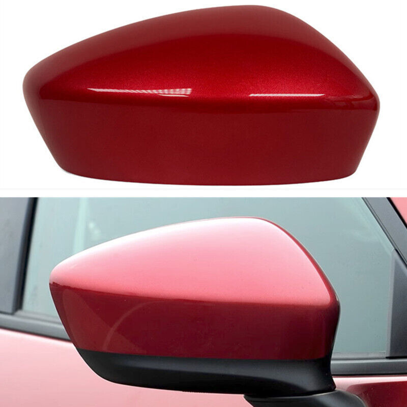 Right Red Rear View Side Mirror Cover Shell Cap Fit for Mazda CX5/CX-5 2013-2014