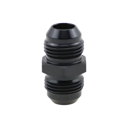 1-Pack - 10 AN Male Flash Connector to - 10 AN Male Flash Connector Coupler Accessories Black Aluminum