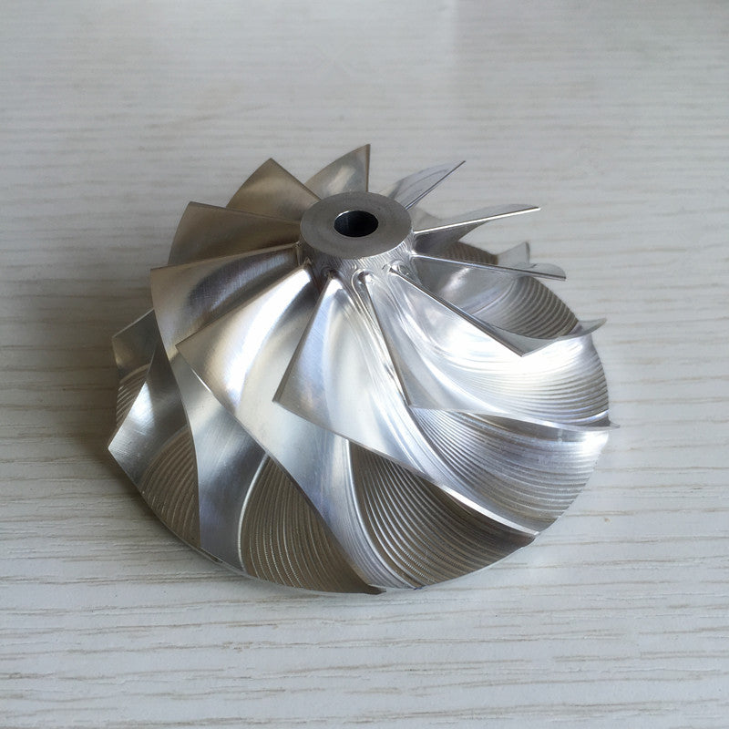 GT3582 11+0 Blade 61.33/82.00 mm 451644-0005 Cutting Machine: 6.0 Billet Compressor Wheel