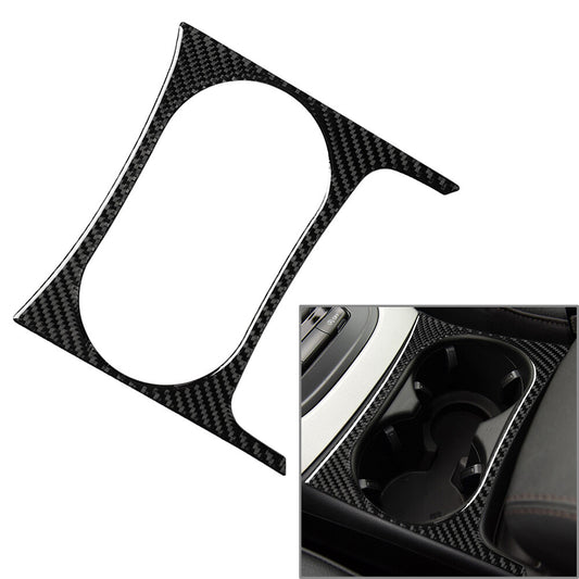 Water Cup Holder Panel Trim Fit Carbon Fiber for Audi Q5 2010-2018 SQ5 2013-2017