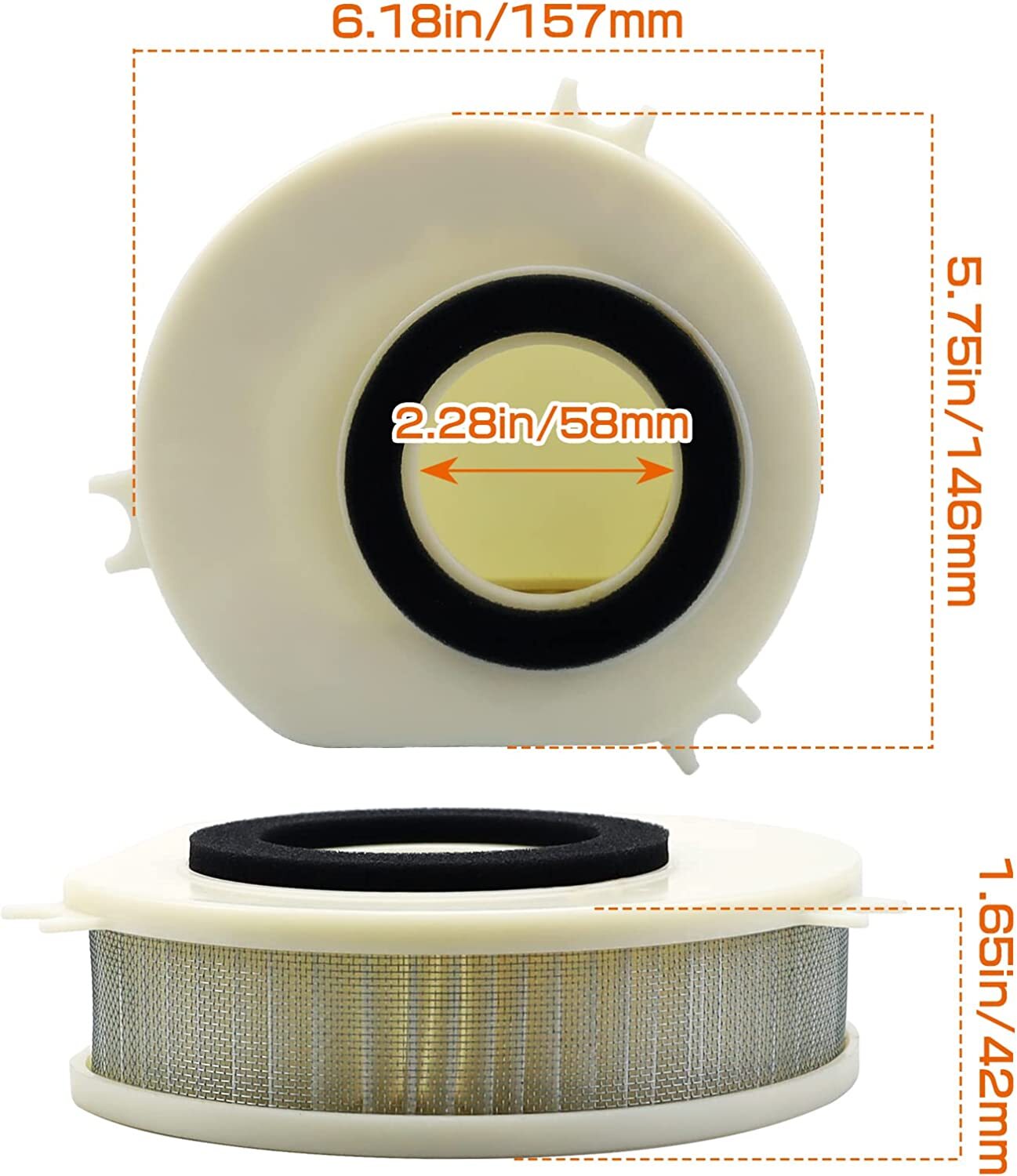 Air Filter 5EL-14451-00 HFA4913 for Yamaha VStar1100 XVS1100AW XVS1100AT XVS1100