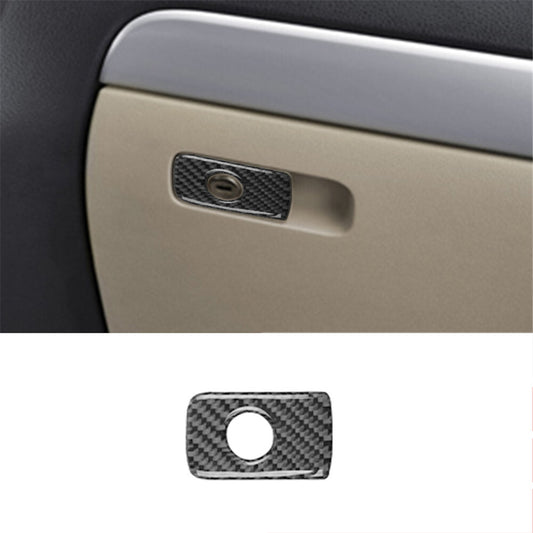Carbon Fiber Glove Box Handle Trim for Volkswagen for Jetta Sedan 2011-2014 Type A