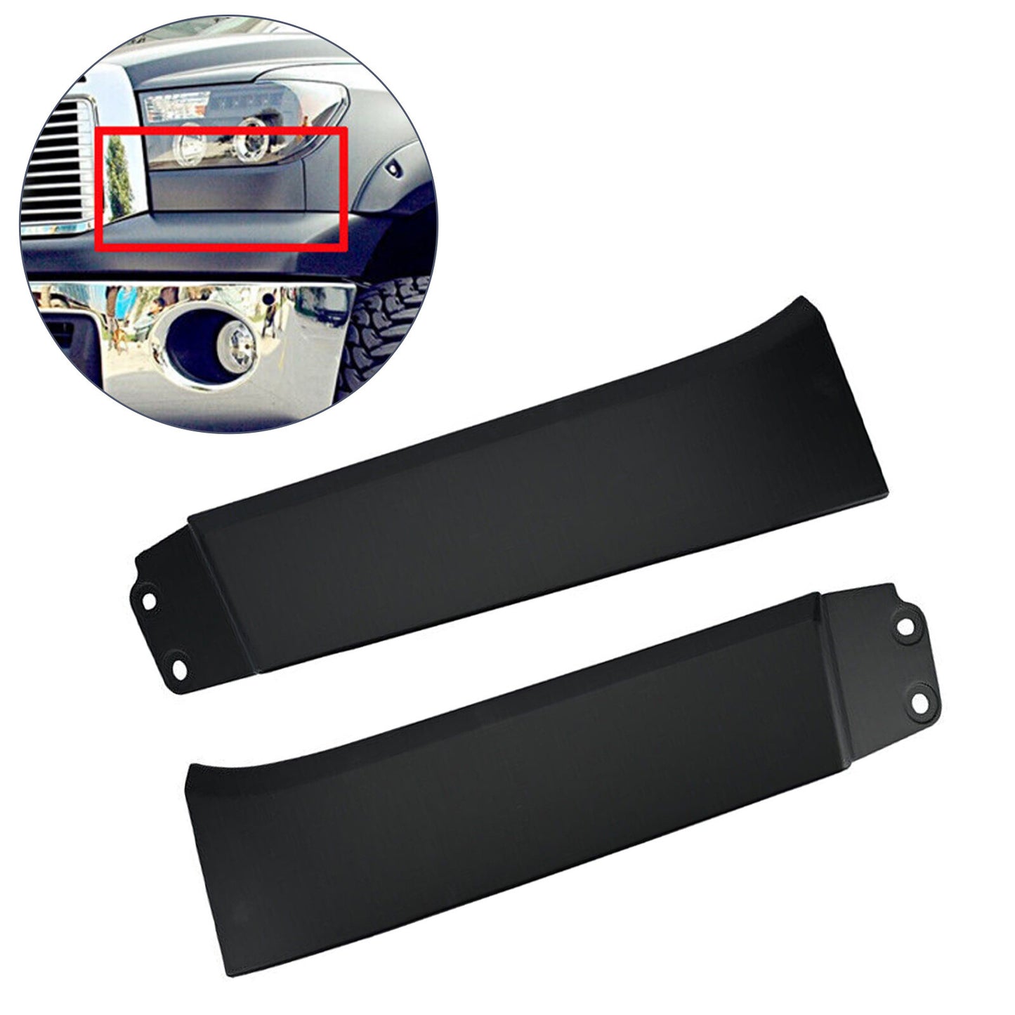 for TOYOTA TUNDRA 2007-2013 Bumper Grille Headlight Filler Trim Cover Left Right