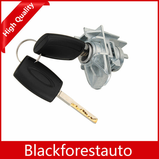 Left Front Door Lock Cylinder W/ Keys Kit Fit for Ford Focus C-Max S-Max 1552849