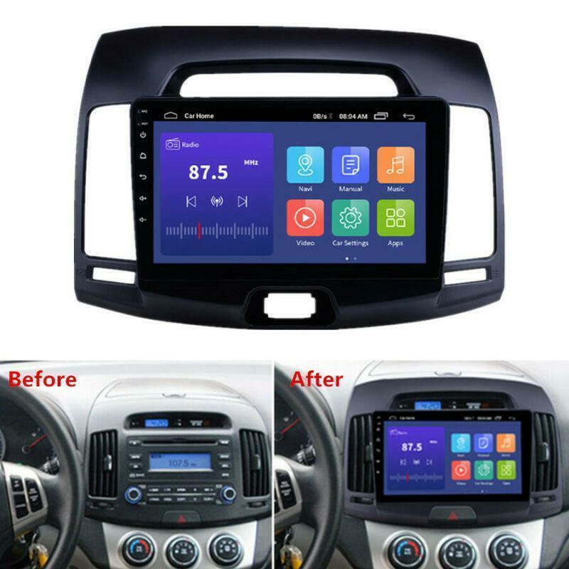 9 Android 10.0 Stereo Radio GPS Player Navigation for Hyundai for Elantra 2007-2011