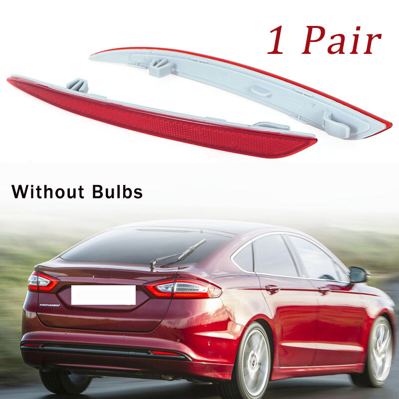 Rear reflector brake light and taillight warning light for Ford Fusion Mondeo 2013-2018