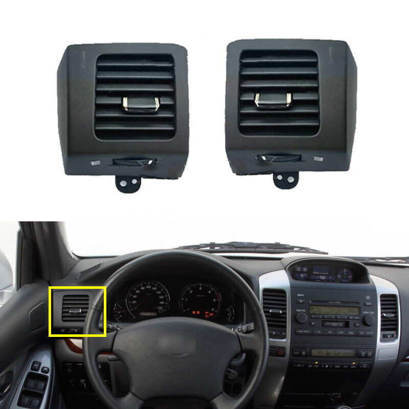 2-Pack Air Vent Sockets for Toyota for Land Cruiser Prado 120 and for Lexus GX470 (2003-2009)