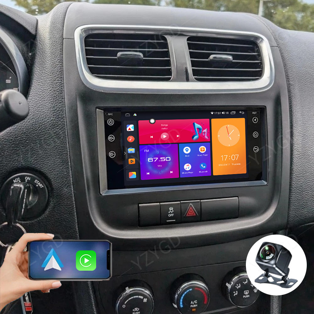 for Dodge Avenger 2011-2014 7Android Auto Carplay Car Radio Stereo GPS Navi