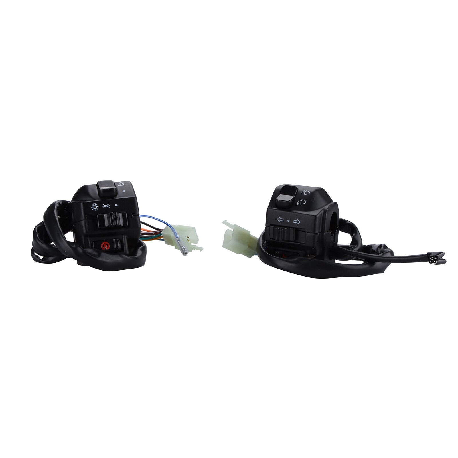 Aluminum Motorcycle Handle Bar L + R Switch Control 22mm 7/8 For Cafe Racer