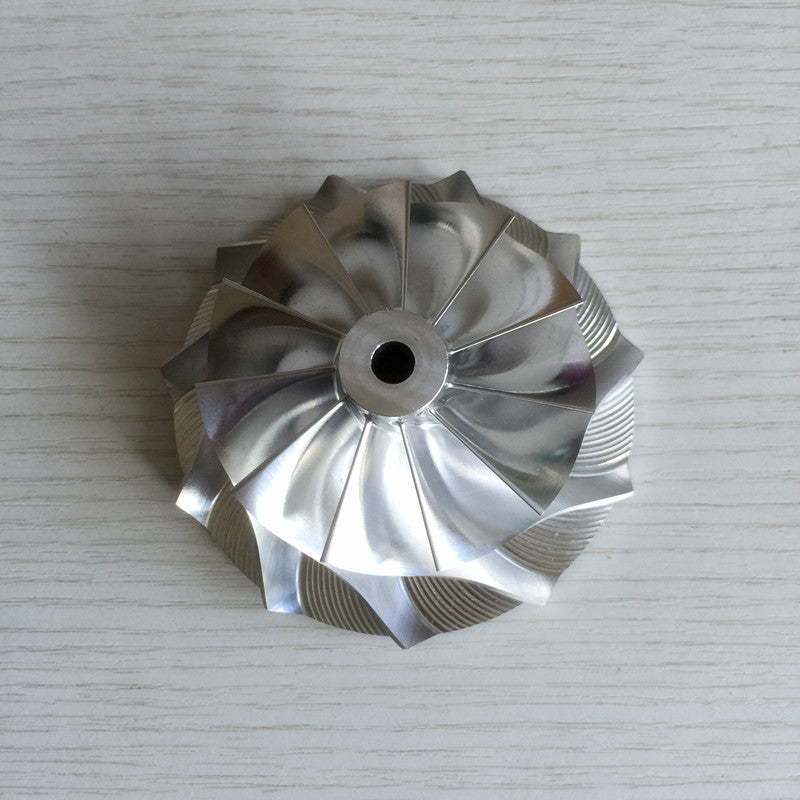 GT3582 11+0 Blade 61.33/82.00 mm 451644-0005 Cutting Machine: 6.0 Billet Compressor Wheel