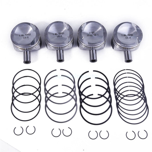 4pc 1.8T 21mm Pistons Set Fit for VW for Golf for SKODA for AUDI A3 A4 A5 TT CDA BZB CDH CGY