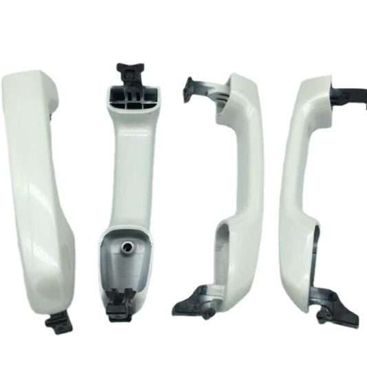 White Outside Door Handles Cover Accessories for Toyota Prado LC150 2010-2017
