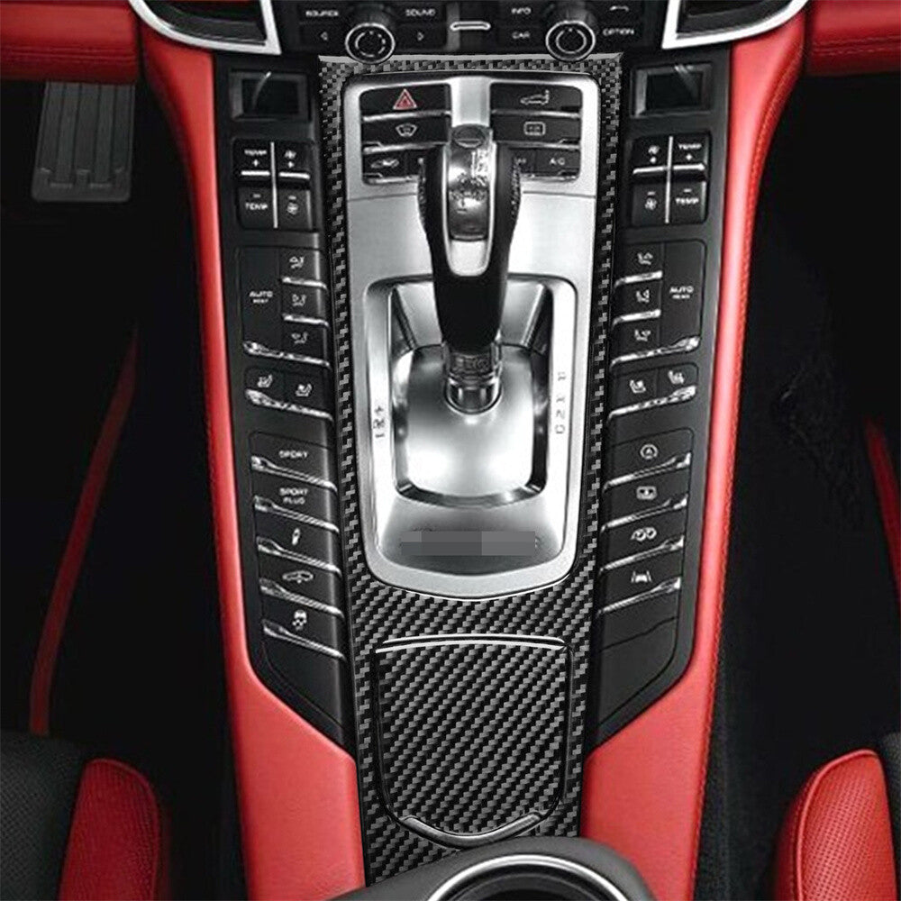 Carbon Fiber Central Control Multimedia Panel Cover for Porsche for Panamera 2010-16