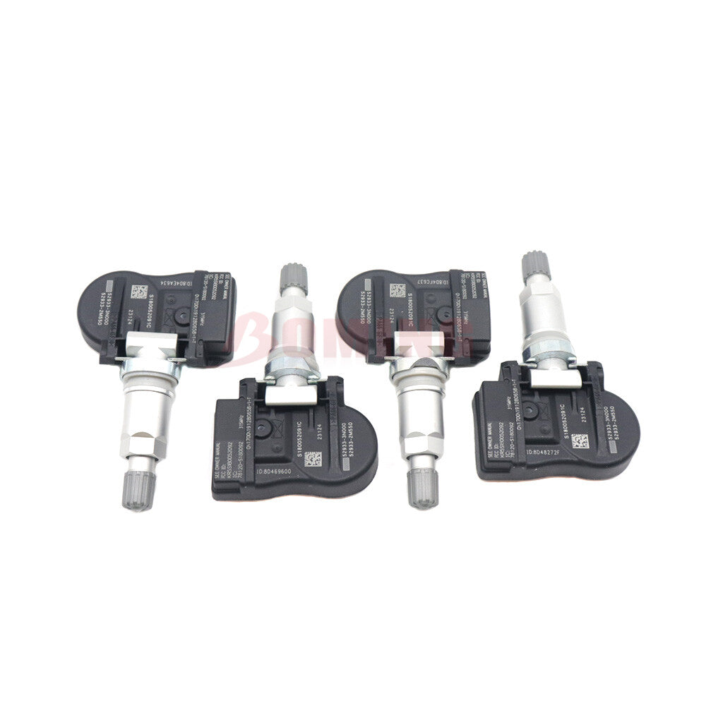 Tire Pressure Sensor 4-Piece TPMS for Kia Sorento Optima and for Hyundai Santa Fe Accents