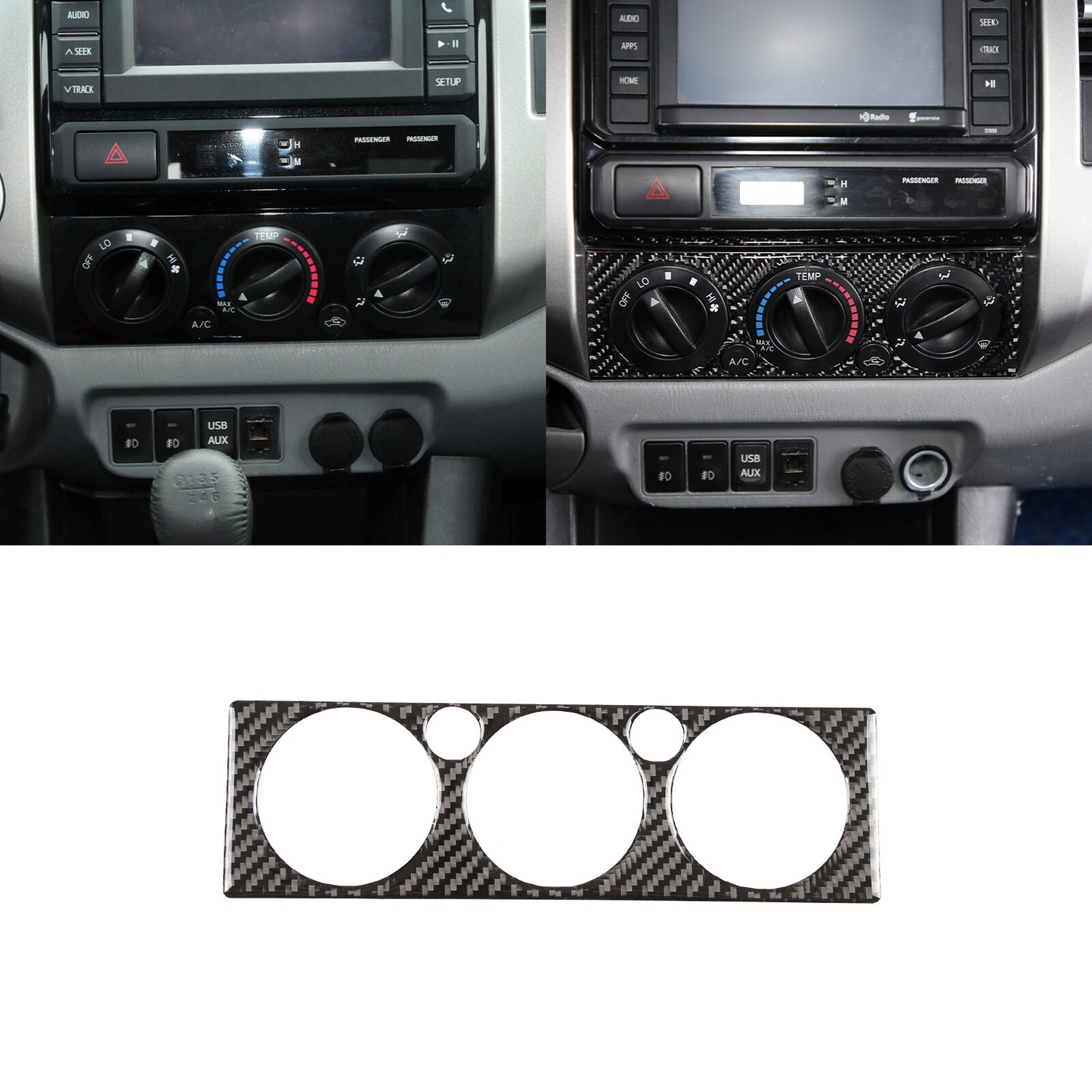 ABS carbon fiber front grille trim frame for Alfa Romeo for Stelvio 2017 - 20