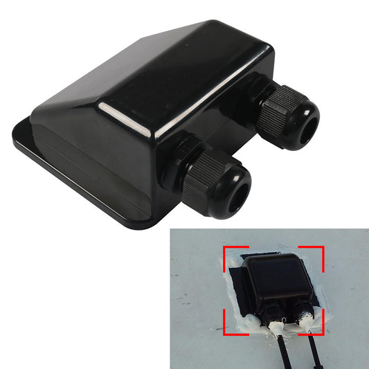 Double Wire Cable Entry Gland Box Roof Solar Panel Junction Box RV Caravan Boat