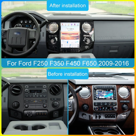 12.1 for Tesla Vertical Screen for Ford F250 F350 2008-2016 Car Radio Gps Navigation