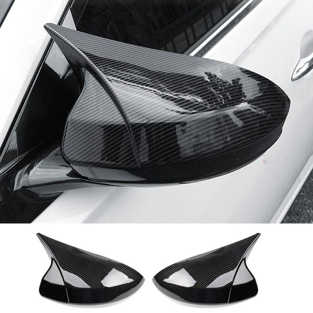 2019-24 for Nissan Altima Carbon Fiber style Door Rear View Mirror Cover Trim 2P