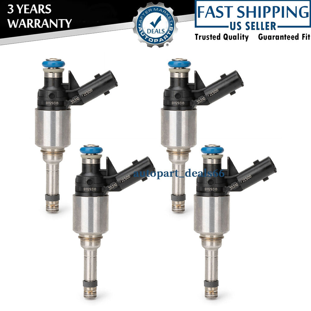4PCS Fuel Injectors 35310-2E500 for HYUNDAI for KIA Fuel Injectors 2.0 Turbo 2014-17