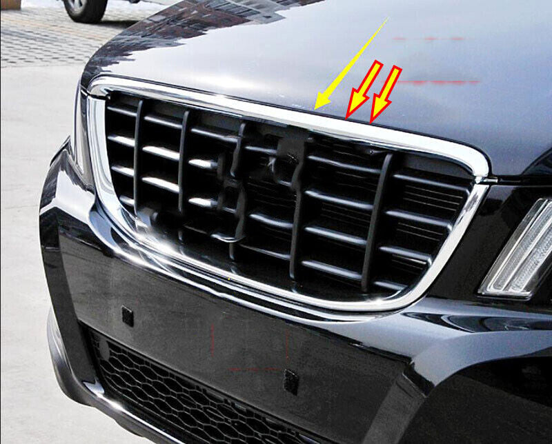 for VOLVO XC60 2009-2013 ABS Chrome Front Hood Bonnet Cover Molding Strip Trim