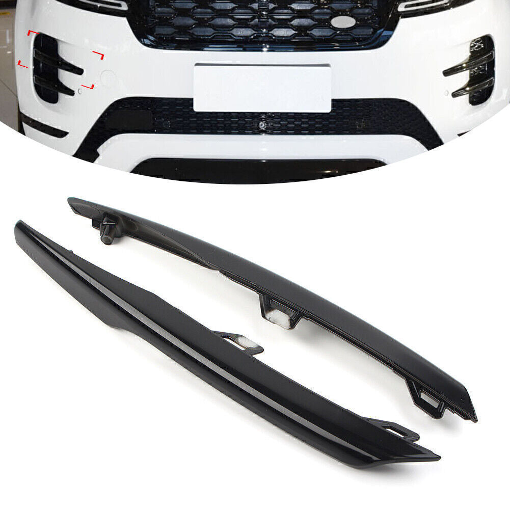 for Land Rover for Range Rover Evoque 2020-22 21 2x Upper Fog Light Lamp Strip Trim