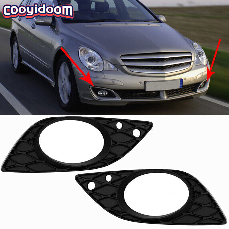 New Pair Front Fog Light Bezel For 2006-2010 for Mercedes-Benz R350 MB1039179