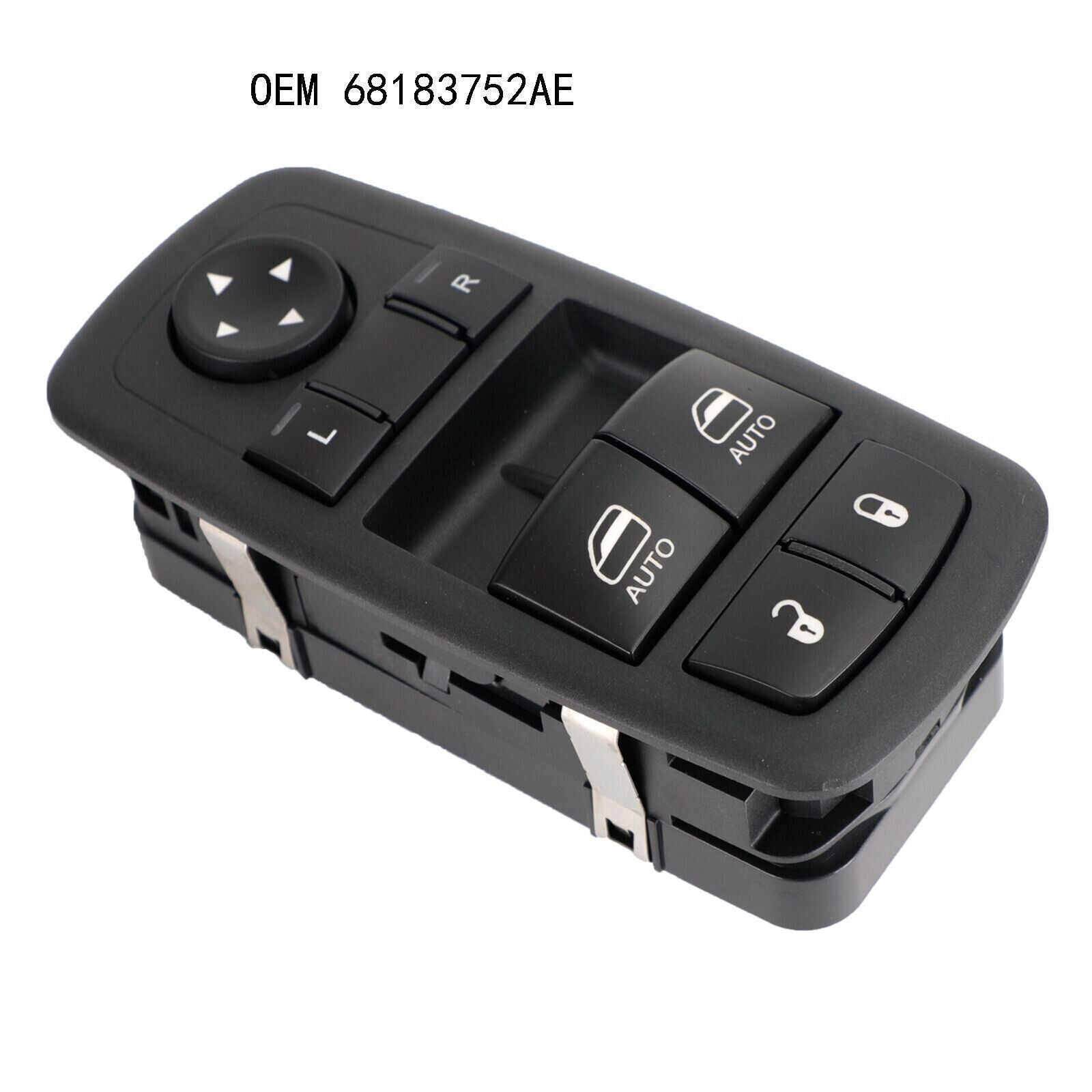 for Challenger 15-22 Pack (1) Left Power Window Master Control Switch 68183752AE