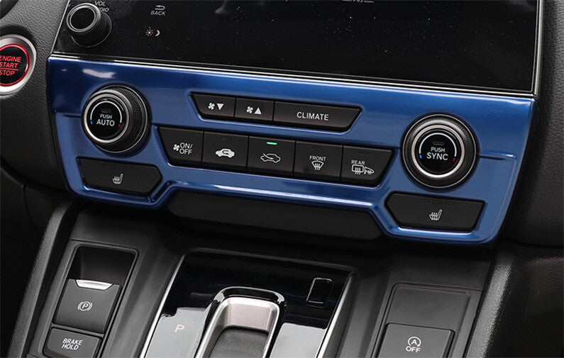 Console AC Switch Control Panel Trim for Honda CR-V CRV 2017-2022 Blue Titanium