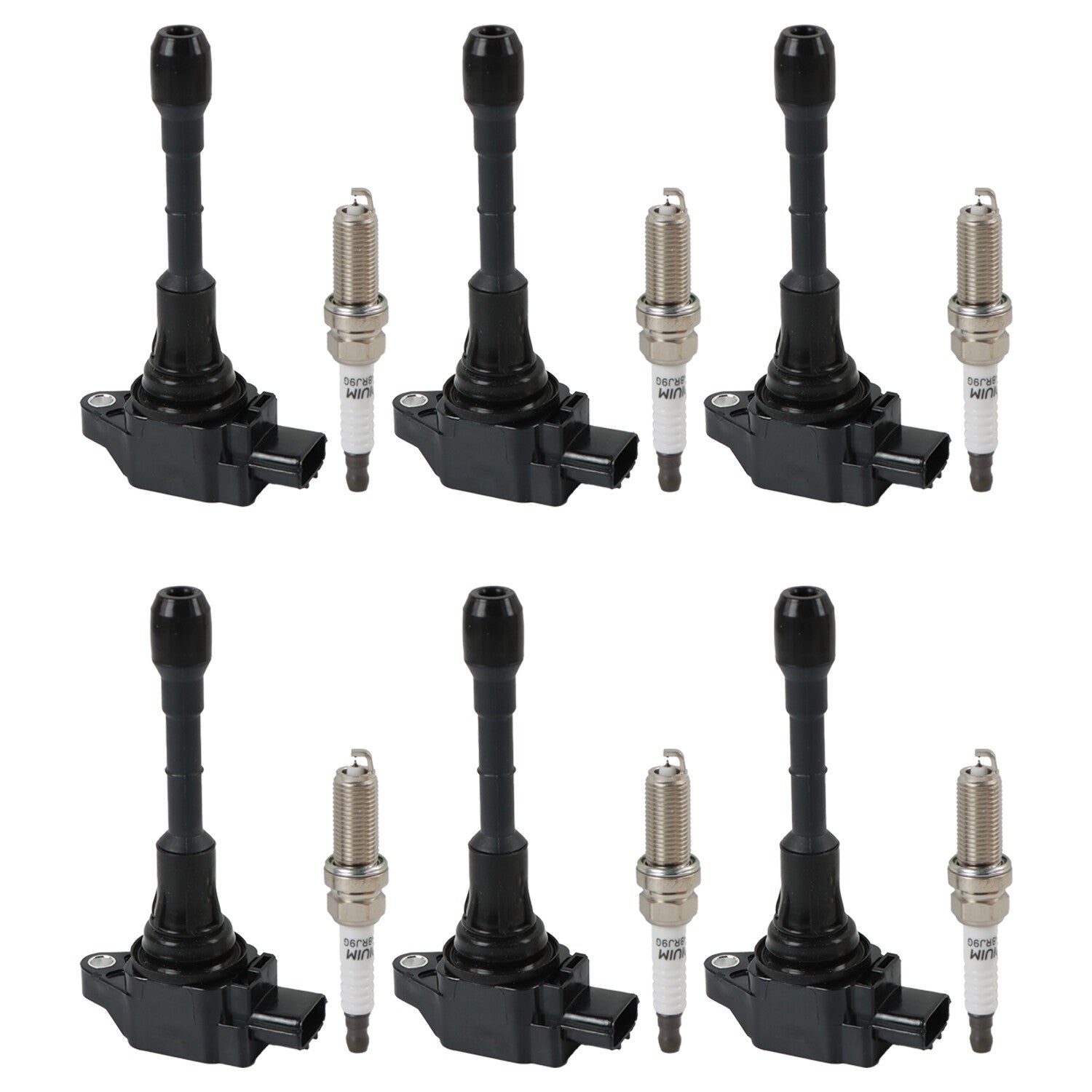 6X Ignition Coils+6 Iridium Spark Plugs for Infiniti Q50 for Nissan Maxima 3.5 UF550