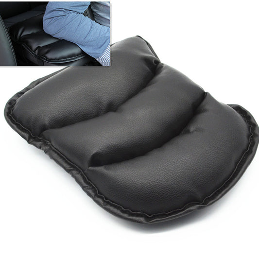 Black PU Car Center Armrest Console Box Soft Pad Cover Cushion Durable Wear Mat