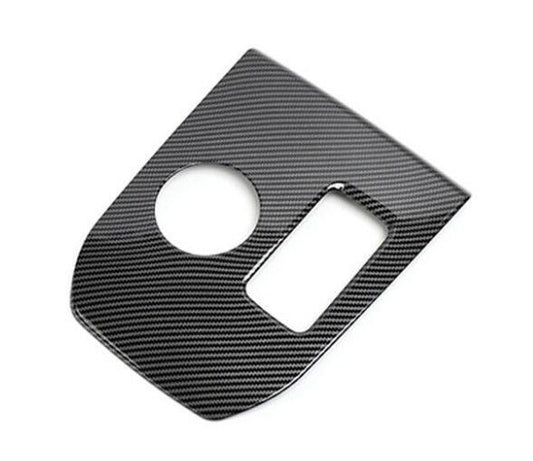 Carbon Fiber Middle Console Gear Shift Panel Trim for Ford for Mustang Mach-E 21-22