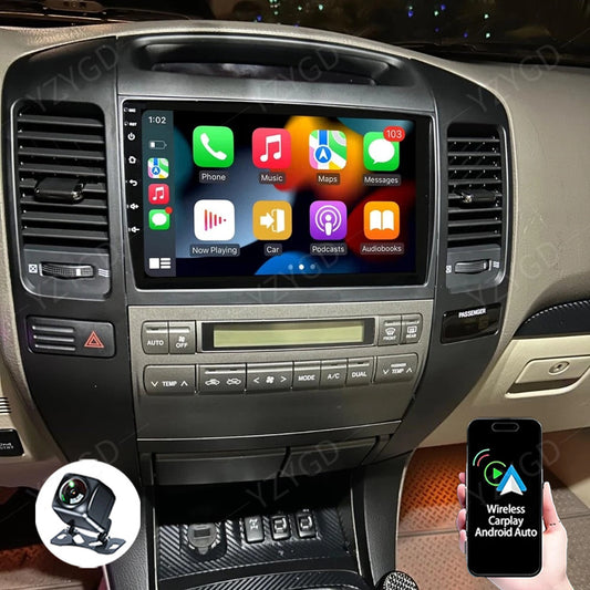 for Lexus GX470 GX 470 J120 2002-2009 CarPlay Car Stereo Radio GPS Screen WIFI