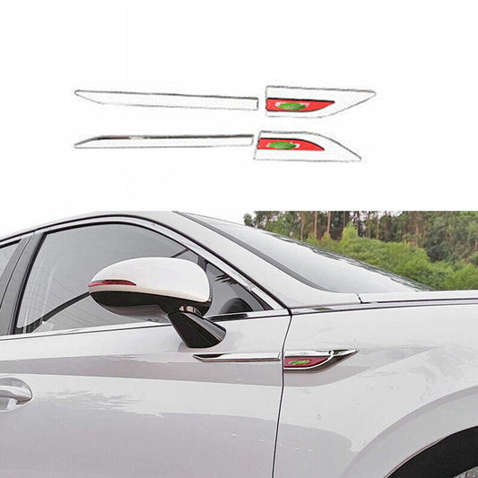 for Hyundai Sonata 2020-2023 Stainless 3D Car Front Side Door Fender Cover Trim