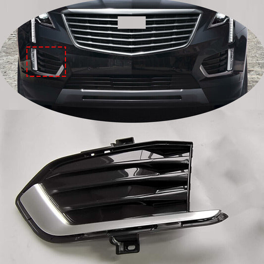 Front Fog Driving Light Cover Grille Fit for Cadillac XT5 2017-2019 1pcs Right