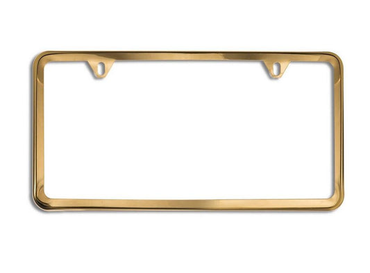 1 piece car license plate frame cover cap rear boot trunk gold for Chevrolet