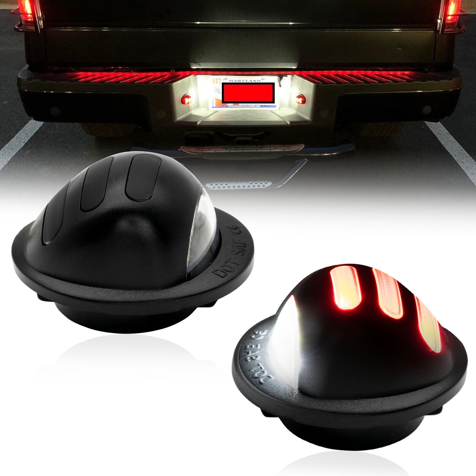 for Ford F150 F250 F350 F450 Excursion Expedition Number License Plate Light 2x