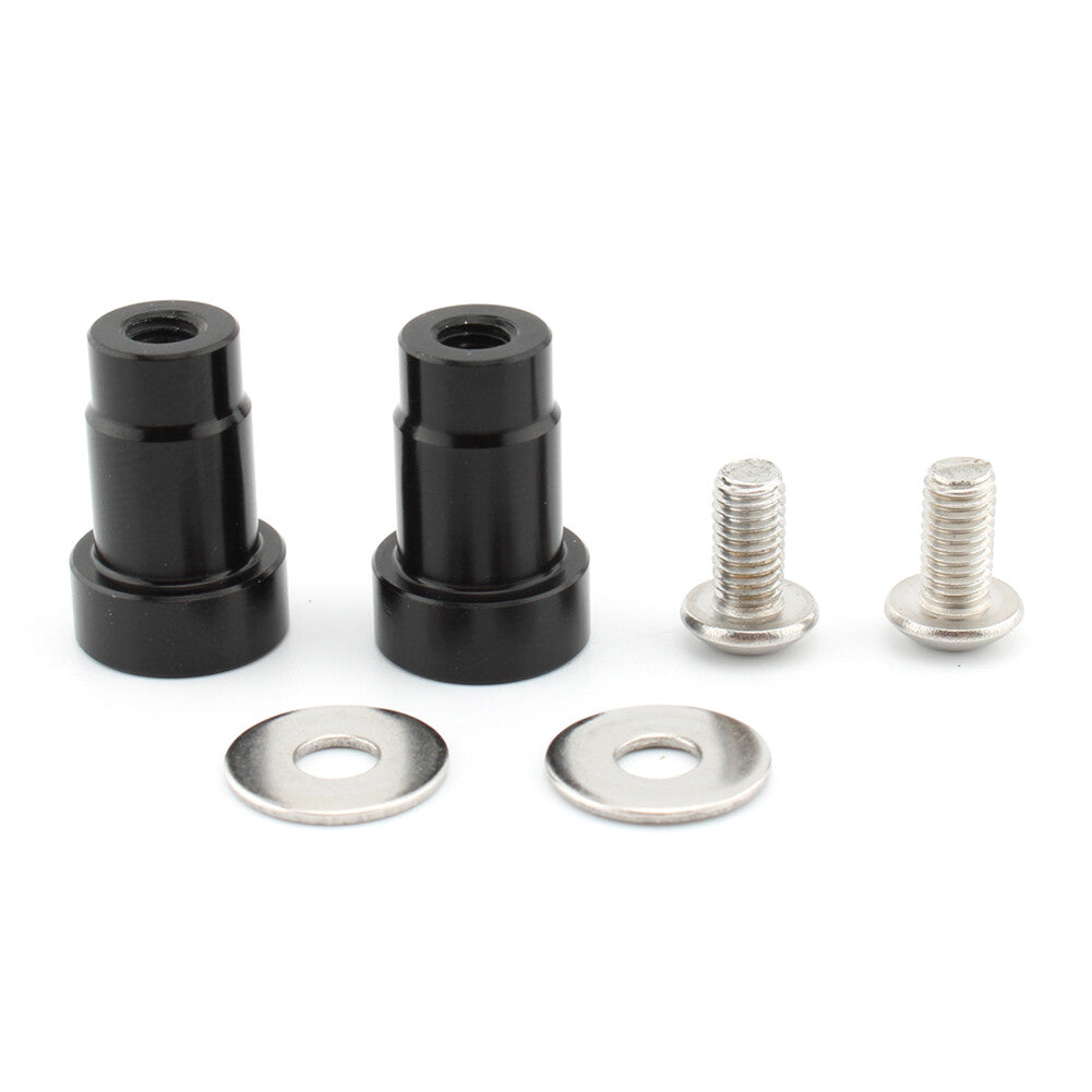 CNC Aluminum Motorcycle Mirror Hole Caps For Thruxton Black