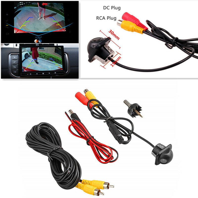 Car 12V Rear Side Front Mirror Park Monitor Camera View CCD Front Backup Parking