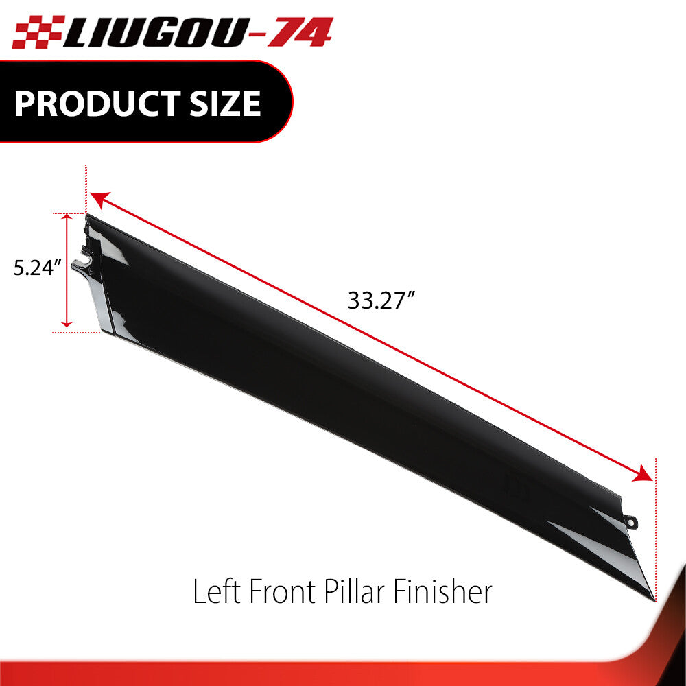 Front left pillar polisher suitable for Infiniti QX56, QX80, for Nissan Armada 76837-1LA0A