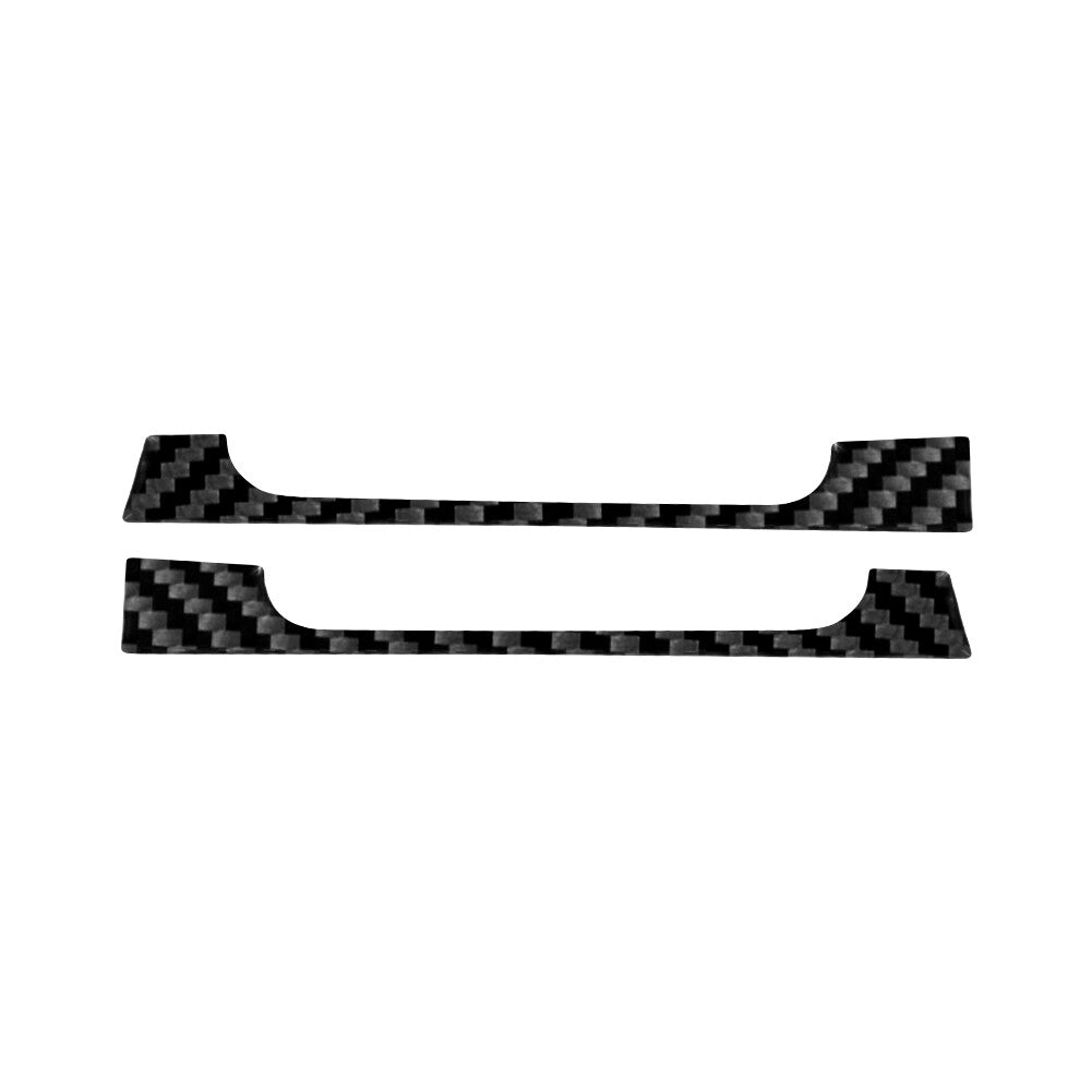 2x Carbon Fiber Front Door Air Vent Frame Trim for Honda Ridgeline 2017-2020