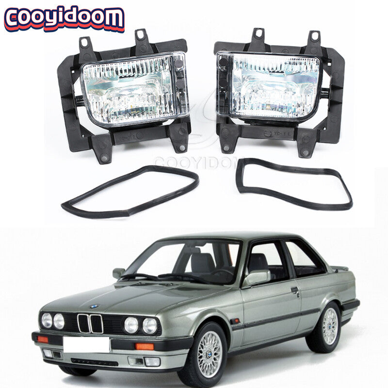 For 1982-94 for BMW E30 318i 318is 325i Front Bumper Fog Light Driving Lamp LHRH