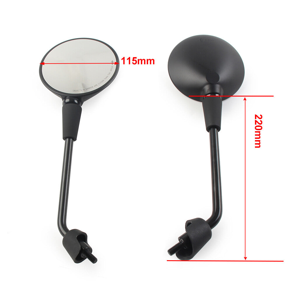 Rearview Side Mirrors Fit Vespa GTS GTV 125 200 300ie Sprint Primavera150 Chrome