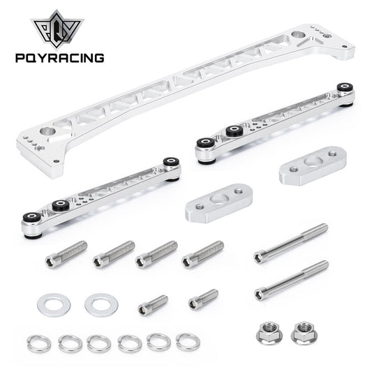 Rear Lower Control Arms Subframe Brace Tie Bar for Honda for Civic EK 96-00 Silver