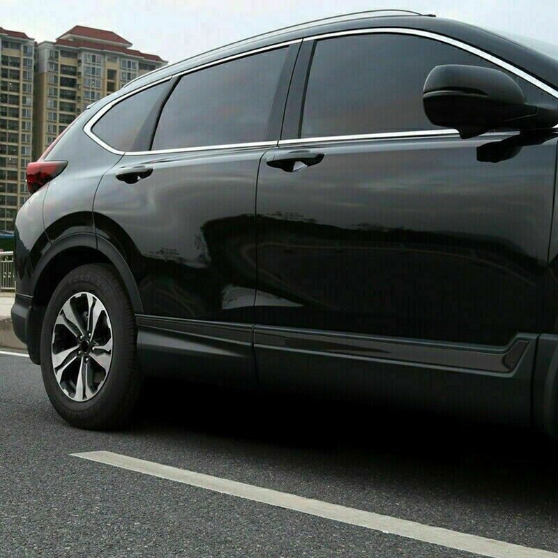 Black Car Body Side Moulding Trim Cover Trim 6P Fit for Honda CRV CR-V 2018-2022