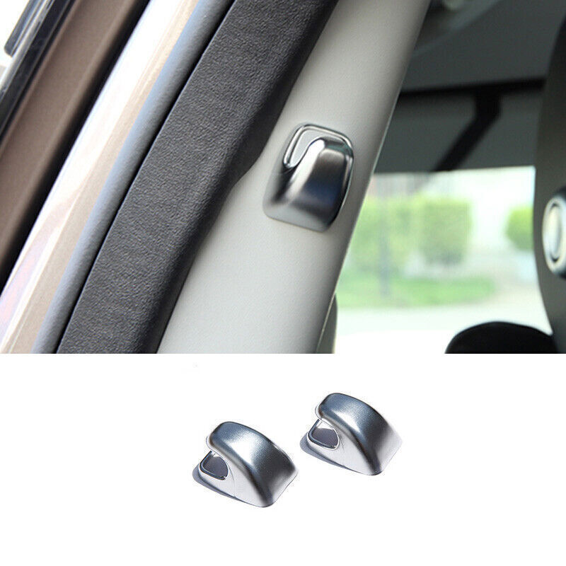 B Pillar Post Hook Cover Trim for Land Rover Discovery Sport 20-25 ABS Silver 2X