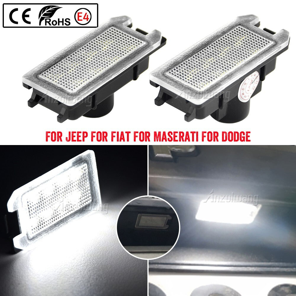 LED License Plate Light Lamp for Jeep Compass Grand Cherokee Patriot for Maserati